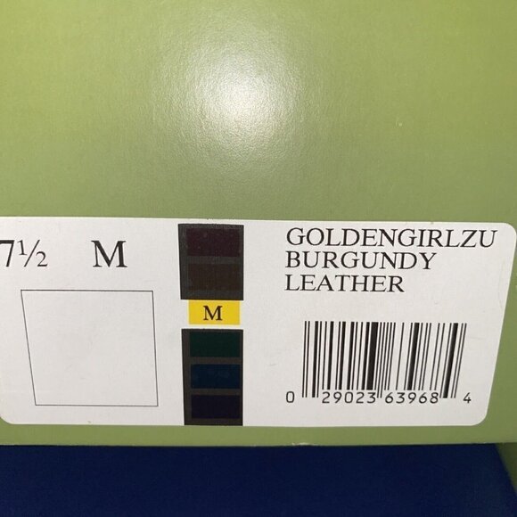 NIB EASY SPIRIT Womens Burgundy Goldengirlzu Slip-on Leather Pumps 7.5M - Picture 8 of 8